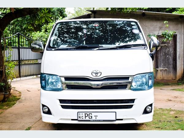 Toyota Hiace KDH Van for Rent in Sri Lanka
