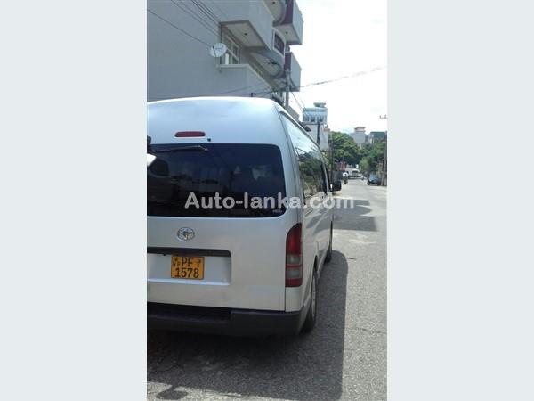 Toyota Hiace van for monthly rental