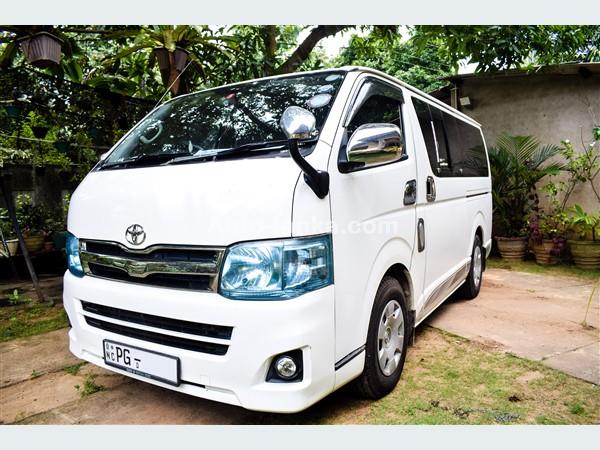 Toyota Hiace KDH Van for Rent in Sri Lanka