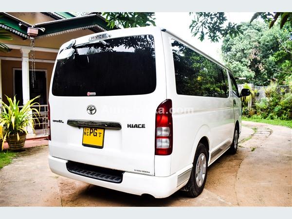 Toyota Hiace KDH Van for Rent in Sri Lanka