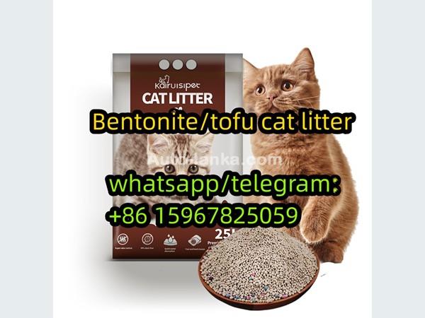 Flushable Cat Litter Bentonite Cat Litter Tofu Cat litter kitty litter Corn Cat Litter