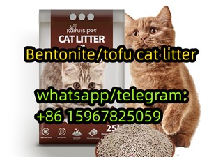 Flushable Cat Litter Bentonite Cat Litter Tofu Cat litter kitty litter Corn Cat Litter