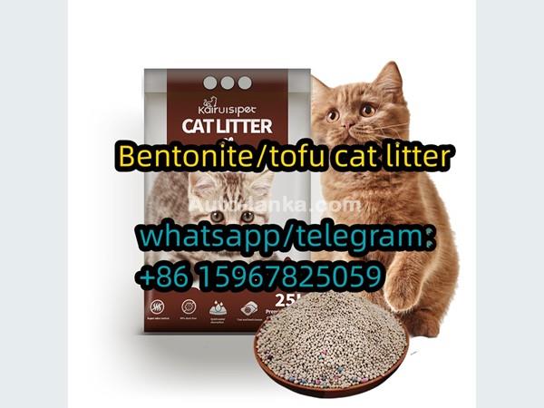 Cat Litter  Flushable Bentonite Cat Litter Tofu Cat litter kitty litter Corn Cat Litter