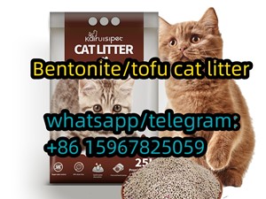 Cat Litter  Flushable Bentonite Cat Litter Tofu Cat litter kitty litter Corn Cat Litter