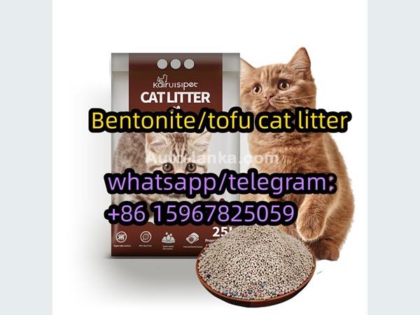 Cat Litter Bentonite Cat Litter Tofu Cat litter  Flushable kitty litter Corn Cat Litter