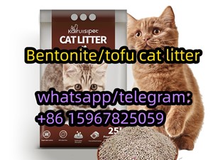 Cat Litter Bentonite Cat Litter Tofu Cat litter  Flushable kitty litter Corn Cat Litter