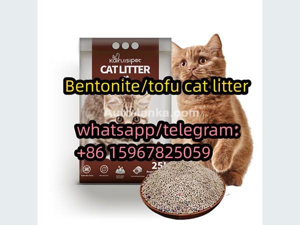 Cat Litter Bentonite Cat Litter Tofu Cat litter kitty litter  Flushable Corn Cat Litter