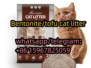 Cat Litter Bentonite Cat Litter Tofu Cat litter kitty litter  Flushable Corn Cat Litter