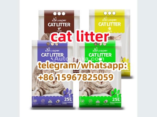 Cat Litter Bentonite Cat Litter Tofu Cat litter kitty litter Crush