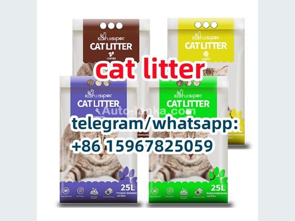 Cat Litter Flushable Bentonite Cat Litter Tofu Cat litter kitty litter