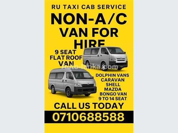 Ru Van For Hire Rental Service Mount Lavinia 0702601501