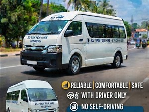 Ru Van For Hire Rental Service Kaduwela 0702601501