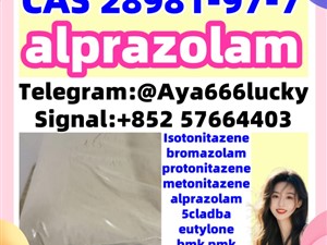 alprazolam CAS 28981-97-7 top superstrong material 5cladba eutylone New bmk powder pmk powder