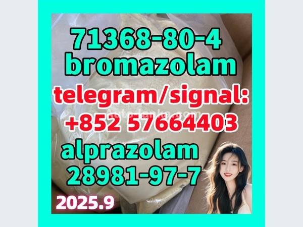 bromazolam 71368-80-4  28981-97-7 alprazolam  white powder safe delivery new formula