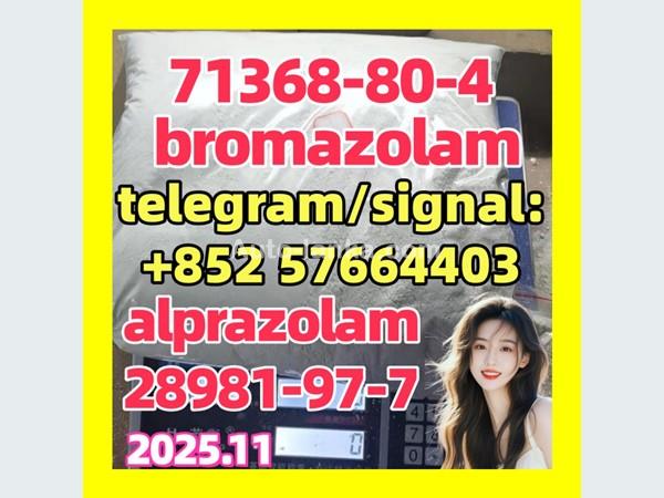 Top Sale Alprazolamcas 28981-97-7 CAS 71368-80-4，Bromazolam