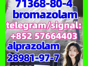Alprazolam CAS 28981-97-7 Factory supply cas 71368-80-4 bromazolam