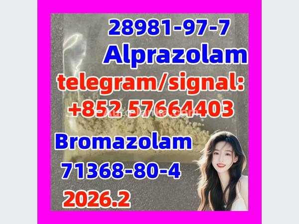 Supply high quality 71368-80-4 Bromazolam 28981 -97-7 Alprazolam 40054- 69- 1
